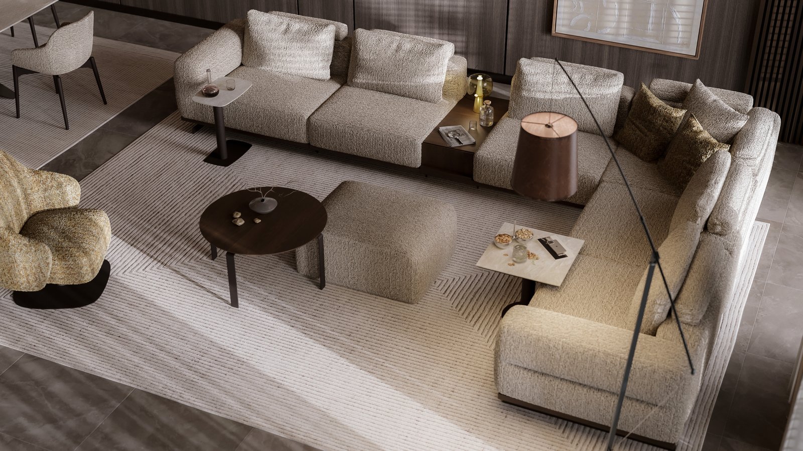 Monza Corner Sofa Set